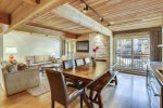 Every rental features dining room table and breakfast bar seating 